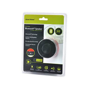 Gear Head Portable Wireless Speaker Red