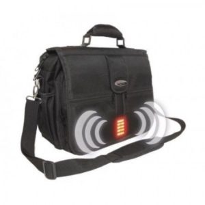 iSafe Built in Alarm 15″ Laptop Messenger Bag, Black SALE