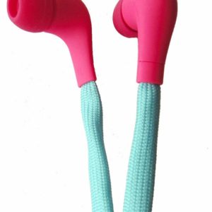 Kokopa HF-SHOE-BLUPNK Stereo Music Earbuds – Retail Packaging – Blue and Pink