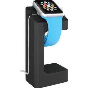 Cygnett OnCharge Mini Matte Black Compact Silicone Apple Watch Charging Stand