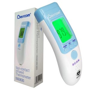 Forehead Thermometer, Digital Infrared Temporal Thermometer for Fever, Portable Non-Contact Thermometer, Instant Accurate Reading for Baby Kids and Adults