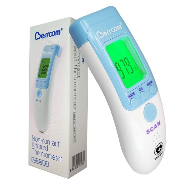 Forehead Thermometer, Digital Infrared Temporal Thermometer for Fever, Portable Non-Contact Thermometer, Instant Accurate Reading for Baby Kids and Adults
