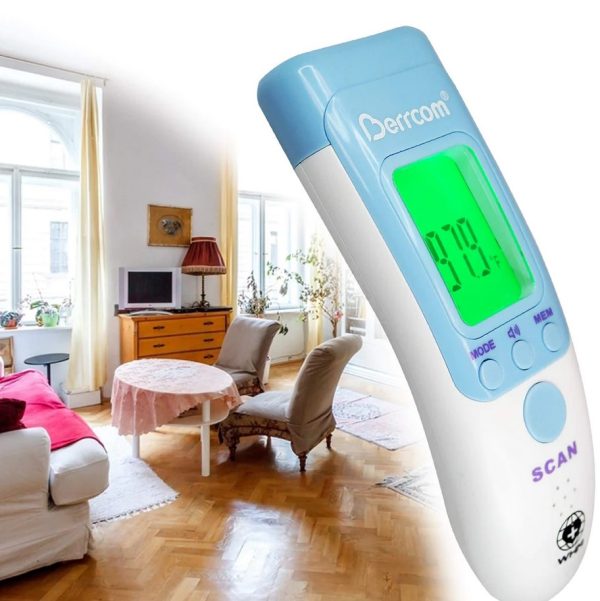 Forehead Thermometer, Digital Infrared Temporal Thermometer for Fever, Portable Non-Contact Thermometer, Instant Accurate Reading for Baby Kids and Adults